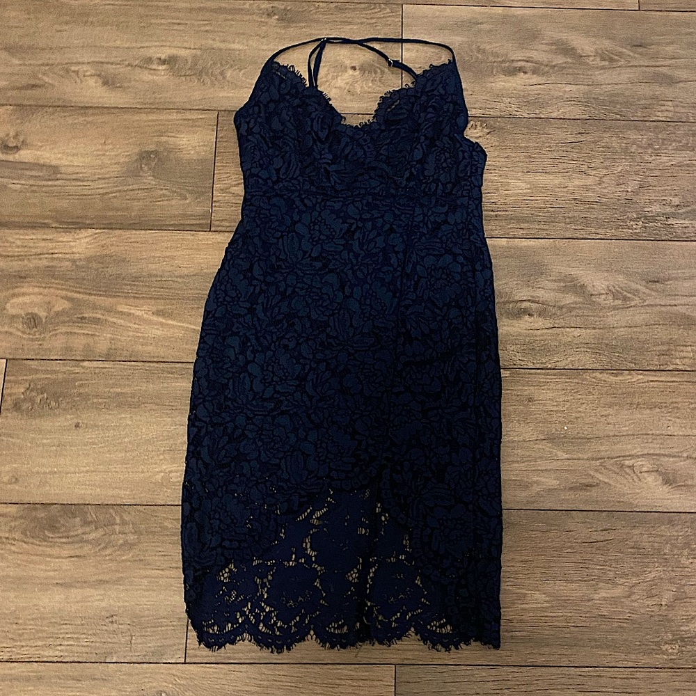 Lace cocktail dress